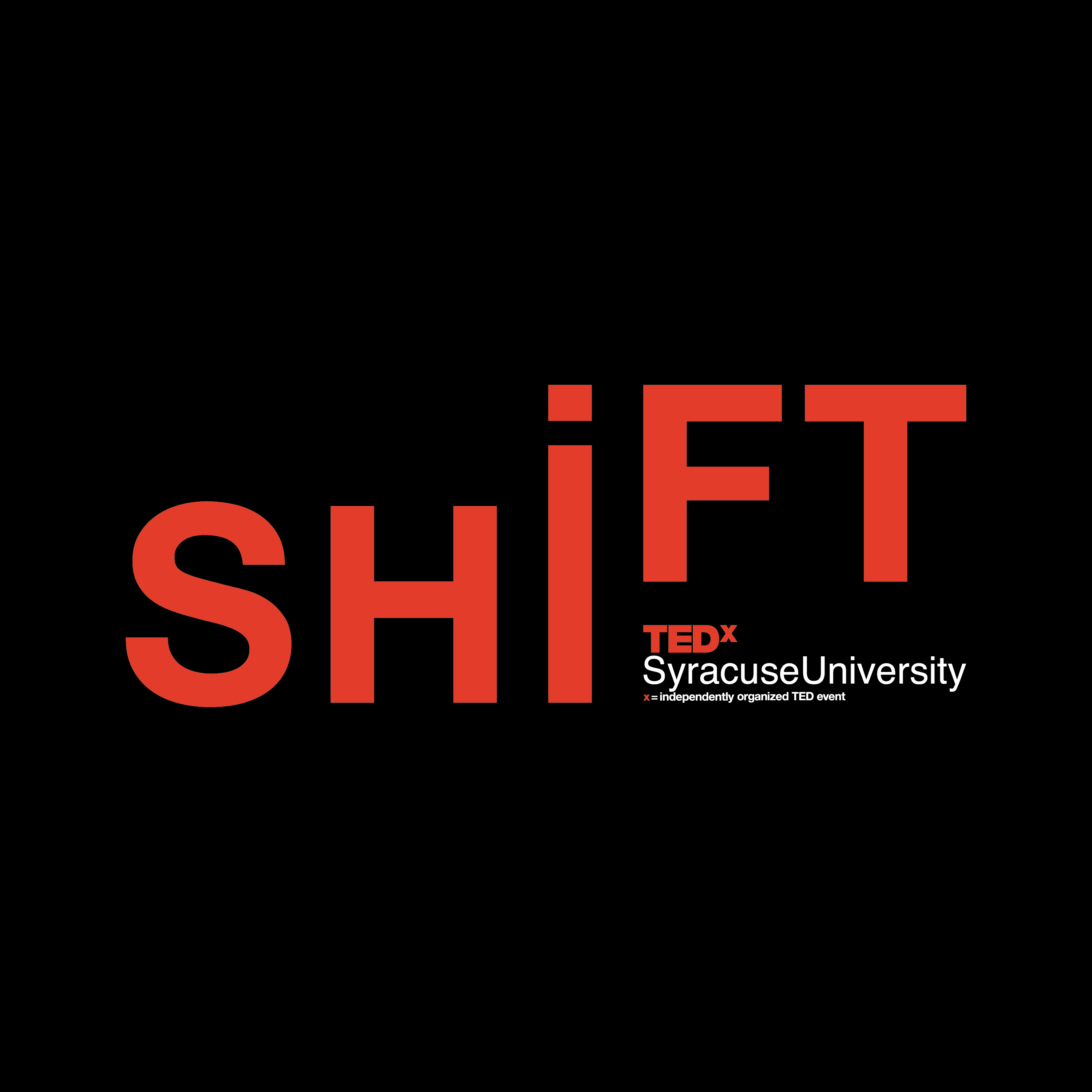 TEDx Syraucse University SHIFT logo