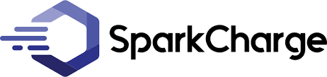 SparkCharge logo - decorative graphic