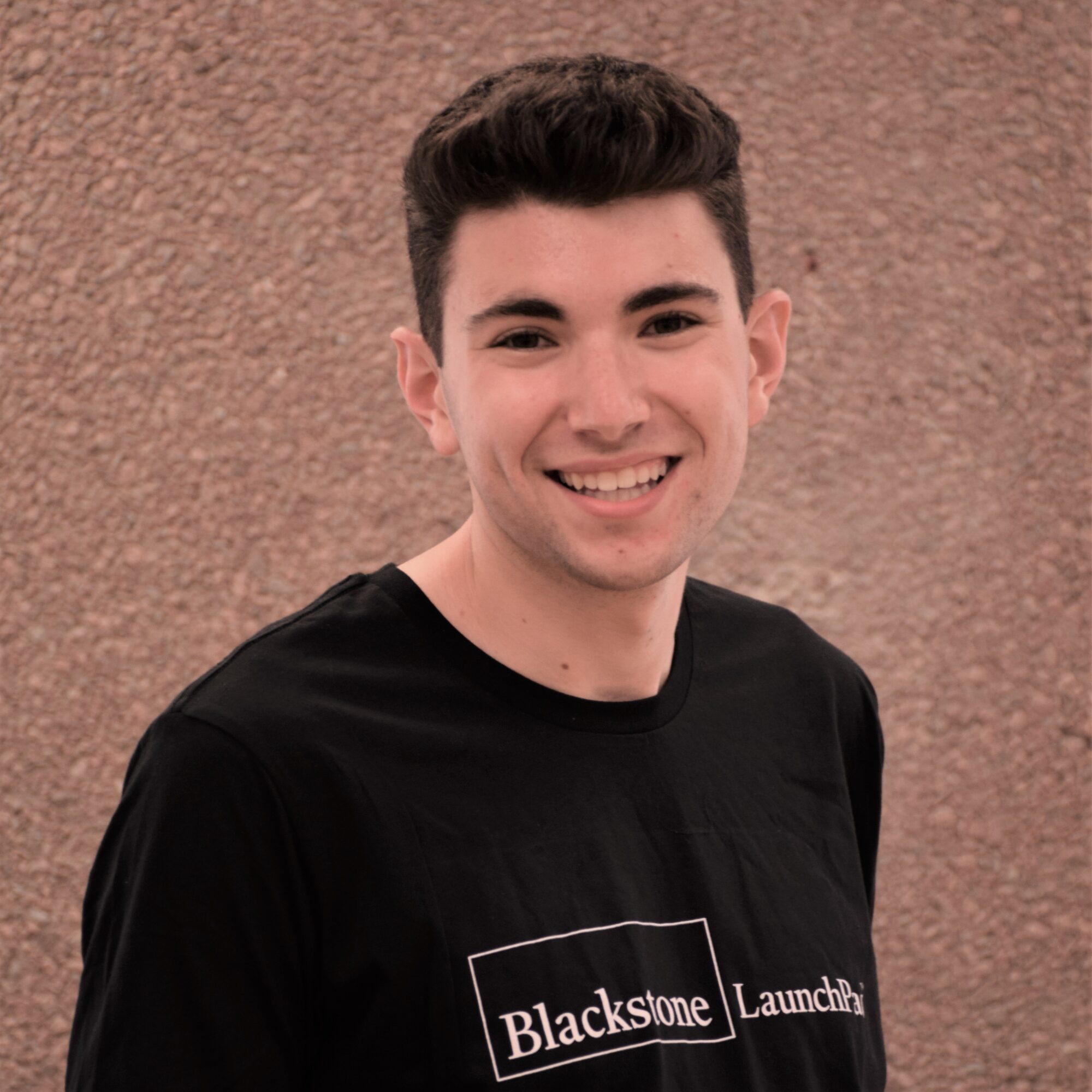 headshot of a man in a Blackstone LaunchPad shirt