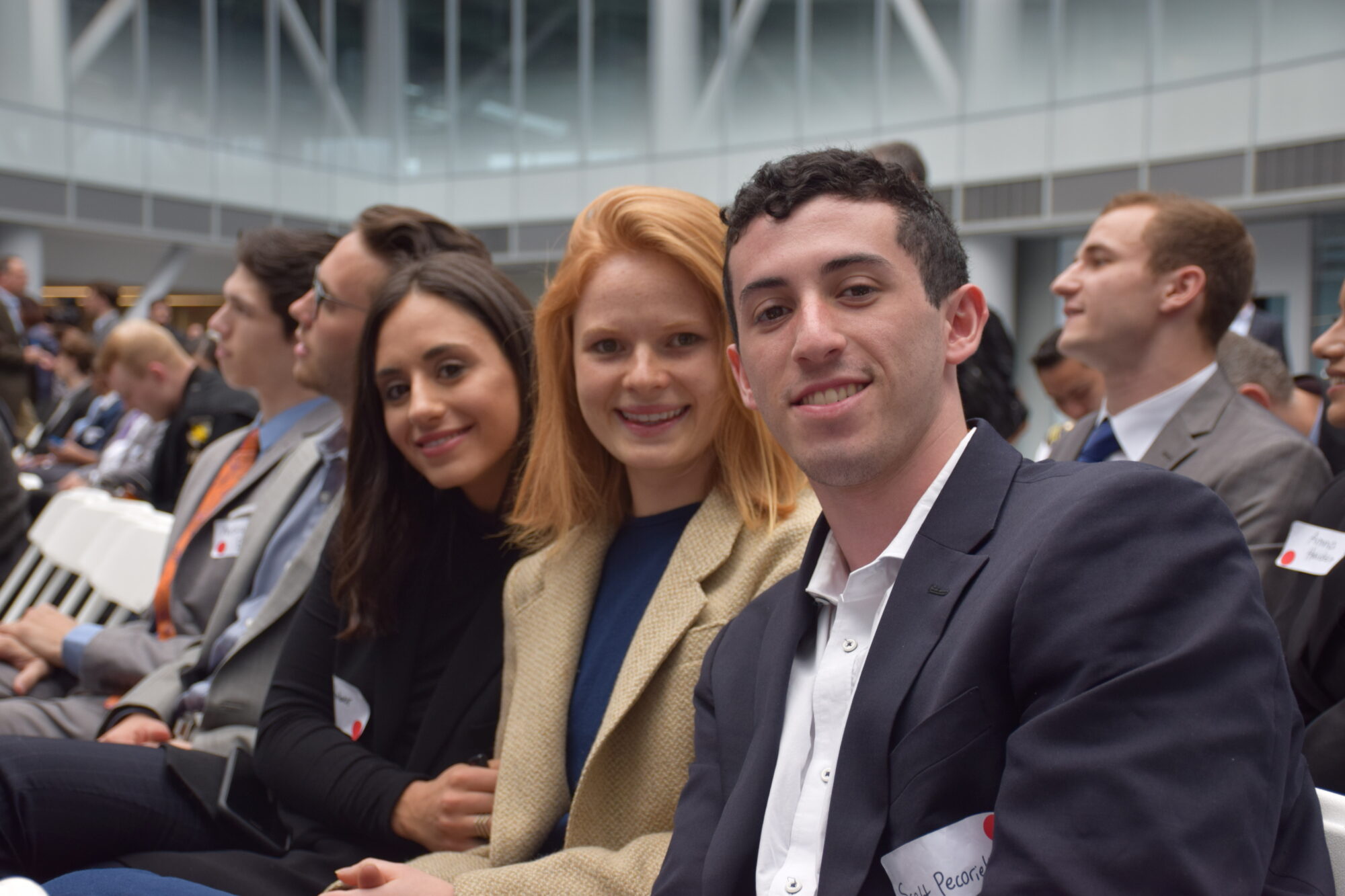 students at a pitch competition