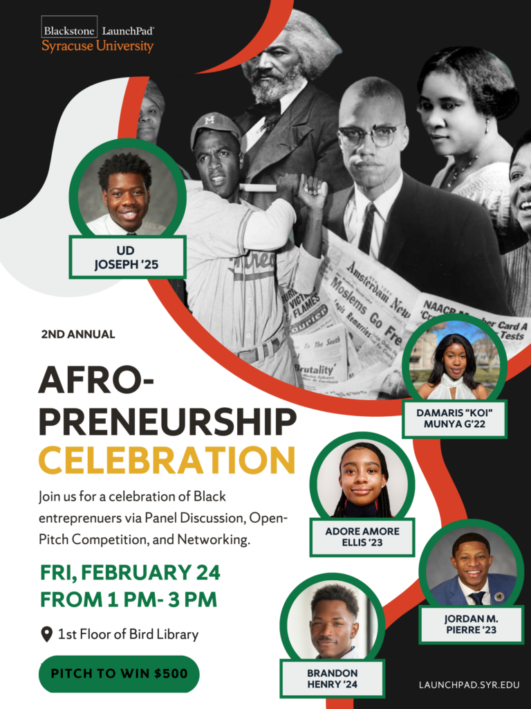 Celebrate Black History Month at Afropreneurship Fri, Feb 24 at Bird Library