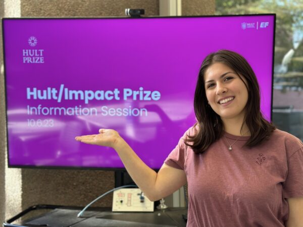 Sarah Schreiber ’26 named Syracuse University Hult Prize campus ambassador and competition director for 2023-2024